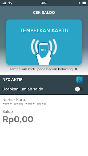 Cek Saldo Kartu Uang Elektroni PC