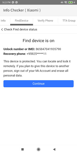 Phone INFO ( Xiaomi ) PC
