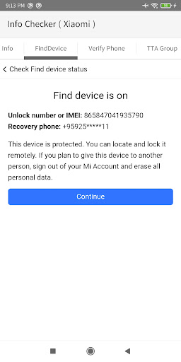 Phone INFO ( Xiaomi ) PC