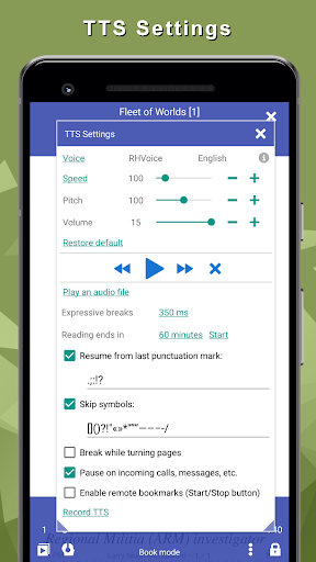 TTS Reader: reads aloud books PC