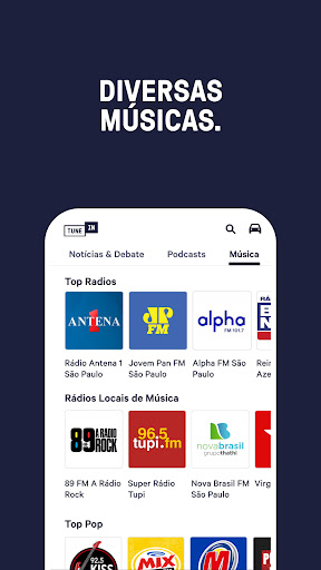 TuneIn Rádio: Música, Esportes