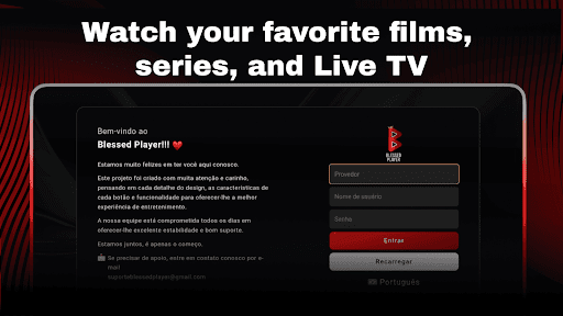 Blessed Player Oficial para PC