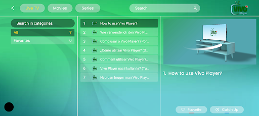 Vivo Player - IPTV