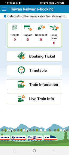 Taiwan Railway e-booking