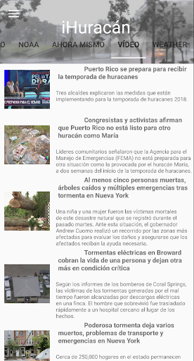 Tormentas y Huracanes