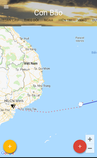 Tin bão mới nhất-dự báo đường PC