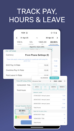 komputer My Shift Planner - Calendar