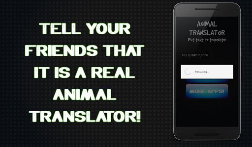 Simulator of animal translator PC