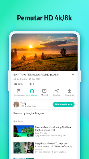 komputer Go VideoTube - pemutar video