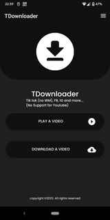 Video Downloader - TDownloader PC