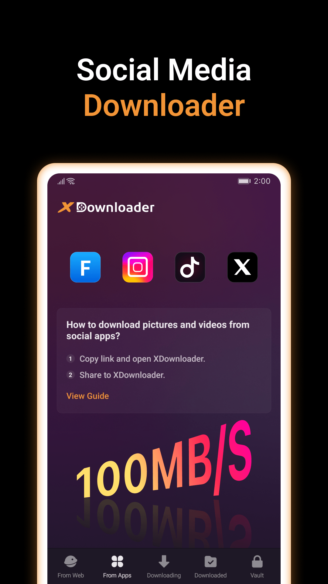 X Video Downloader & Player PC