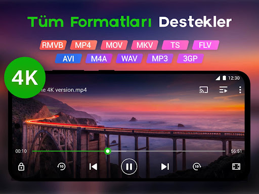 Video Oynatıcısı Tüm Formatlar