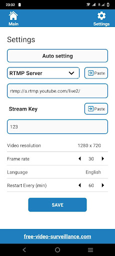 RTMP Camera PC