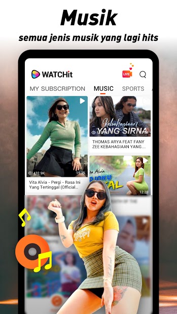 WATCHit - Video lucu, Kutipan, Musik PC