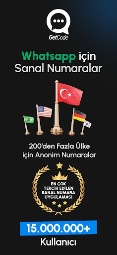 GetCode: Sanal Numara SMS Onay