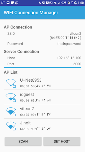 komputer WIFI Connection Manager