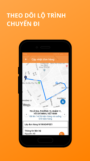 Tài xế xe tải GHN PC