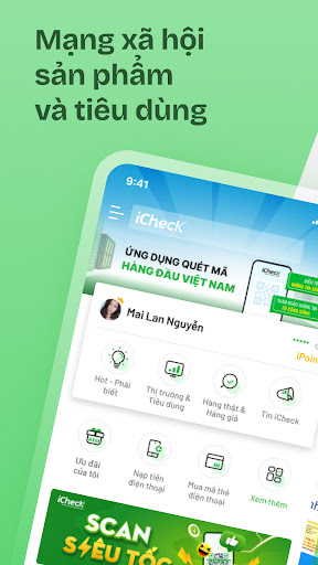 iCheck Scan - Quét mã sản phẩm PC