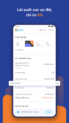 Kredivo - Mua Trước Trả Sau
