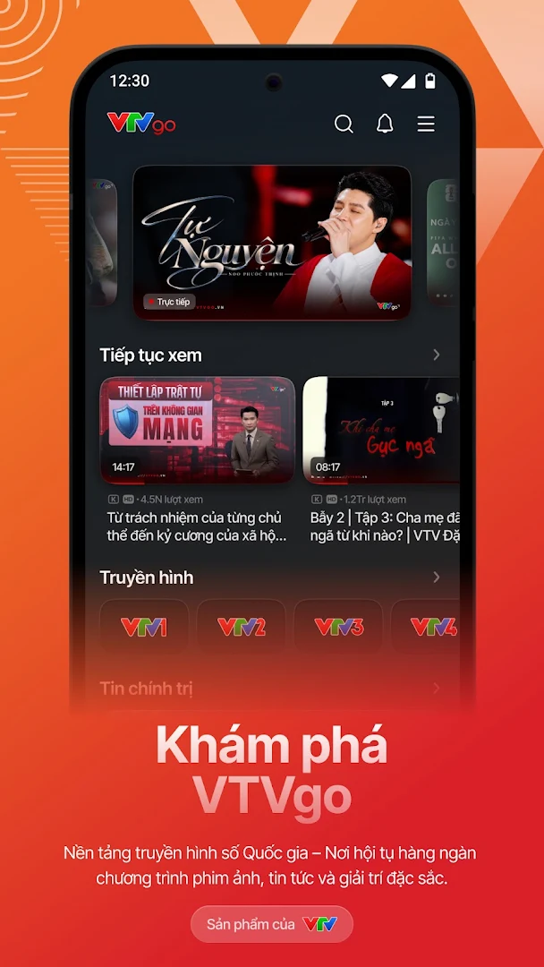 VTV Go - Xem TV Mọi nơi, Mọi lúc PC