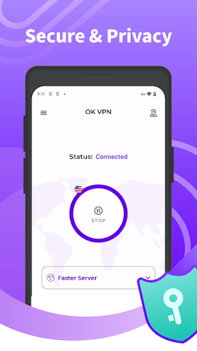 OK VPN - Secure & Unlimited