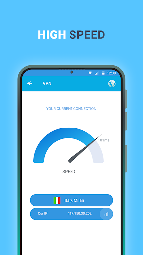 VPN Blue - a convenient VPN الحاسوب