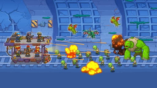 Tower Train: Zombie Defense 2D