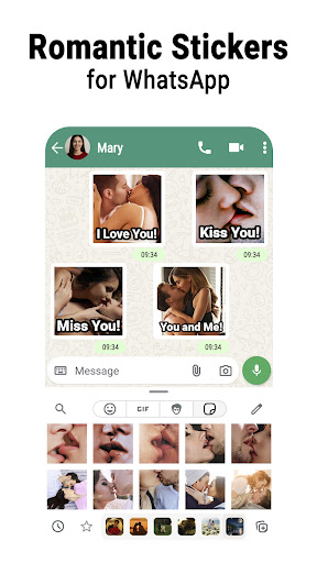 Romantic Stickers - Wasticker پی سی