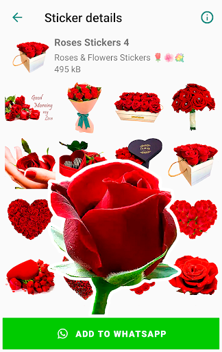 Roses Stickers for WhatsApp پی سی