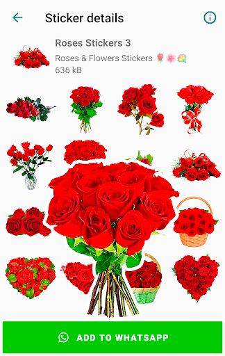 Roses Stickers for WhatsApp پی سی