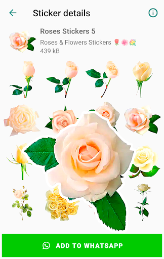 Roses Stickers for WhatsApp پی سی