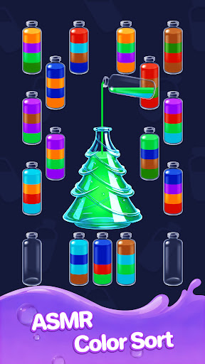 Water Jam Sort: 워터 분류, 병 게임 PC