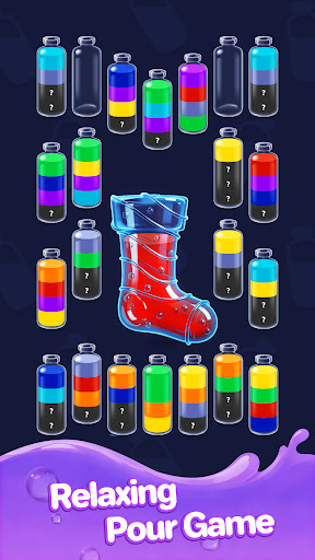 Water Jam Sort: 워터 분류, 병 게임 PC