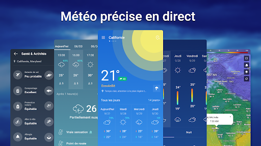 Météo précise en temps réel