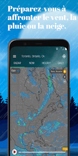 Radar météo: prévisions&cartes PC