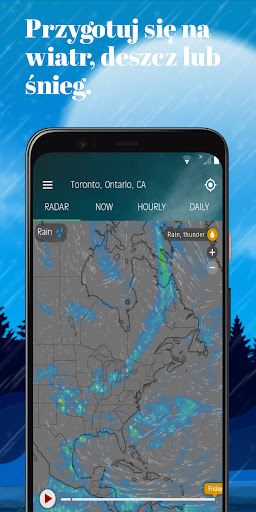 Radar pogodowy—Prognoza i mapy