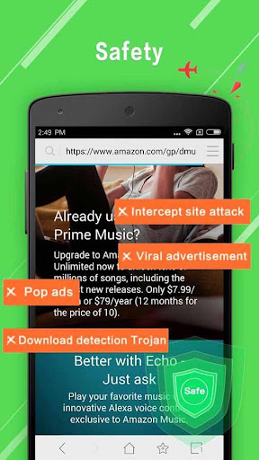 komputer Web Browser ( Fast & Secure We