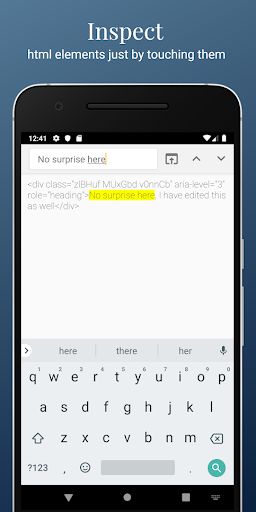komputer HTML Website Inspector Editor