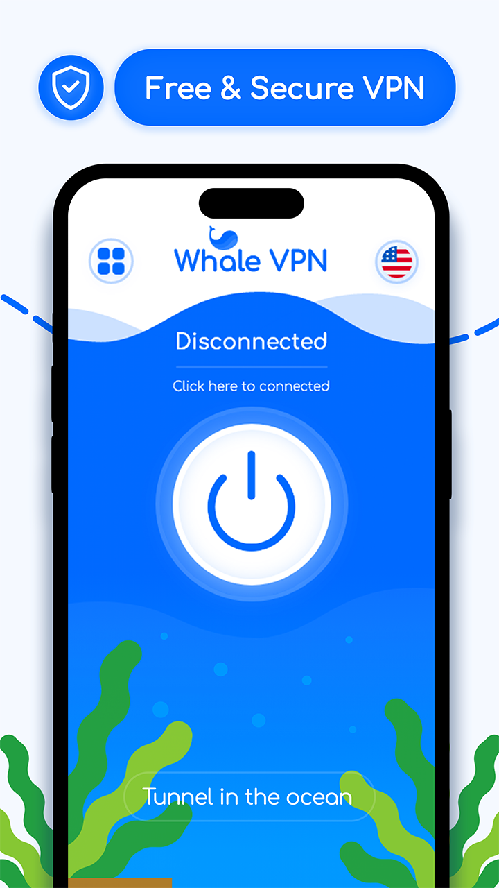 Whale VPN - Safe , Fast Tunnel PC