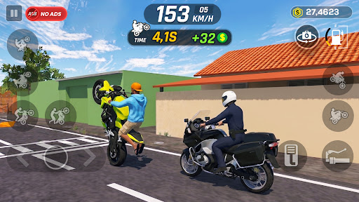 Wheelie Master: Moto Ride 3D