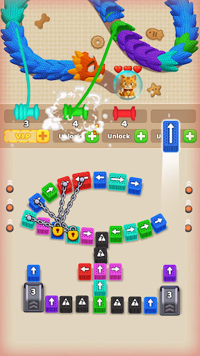 毛線衝擊 - 救救小貓 顏色排序遊戲電腦版