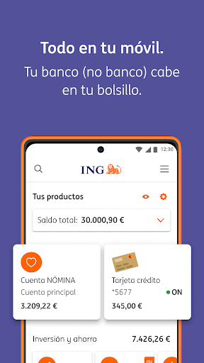 ING España. Banca Móvil PC