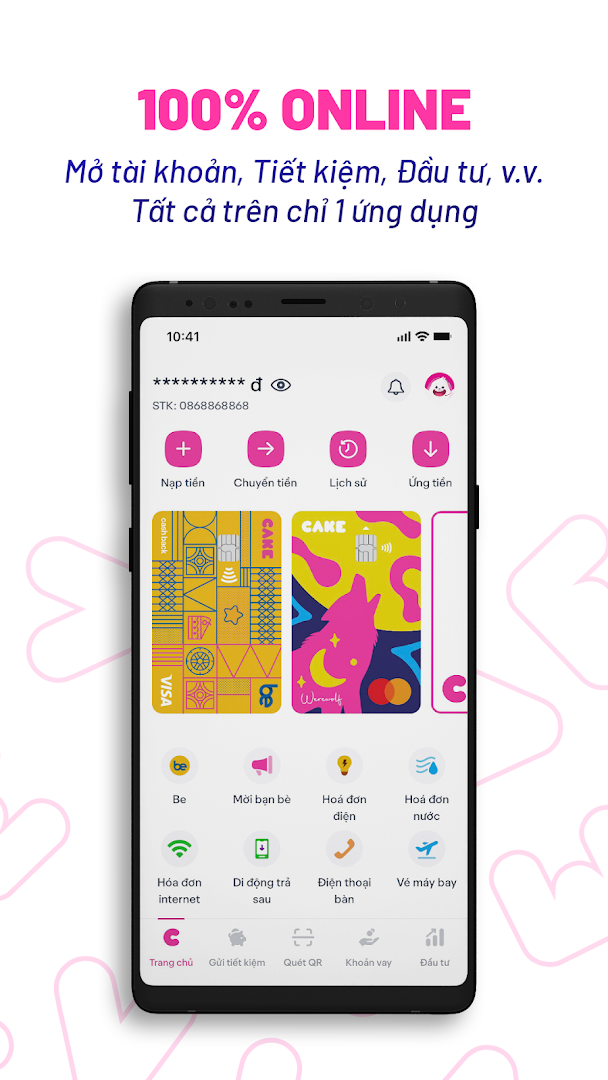 CAKE - Ngân hàng số PC