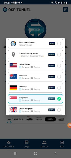 OSP TUNNEL - Fast VPN PC