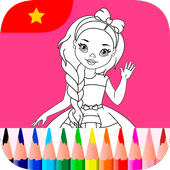 Tô màu công chúa - Princess coloring Việt Nam