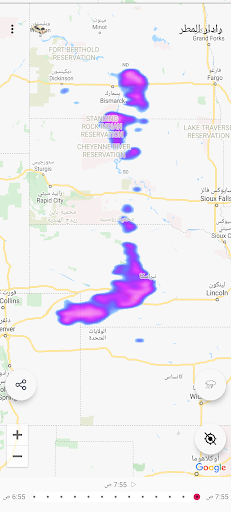 خرائط المطر الحاسوب