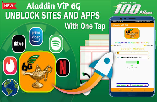 Aladdin VIP 6G-Secure Fast VPN