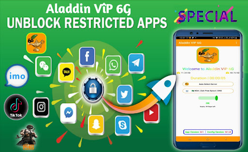 Aladdin VIP 6G-Secure Fast VPN