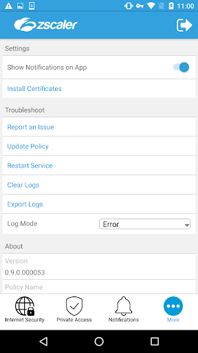 Zscaler Client Connector PC